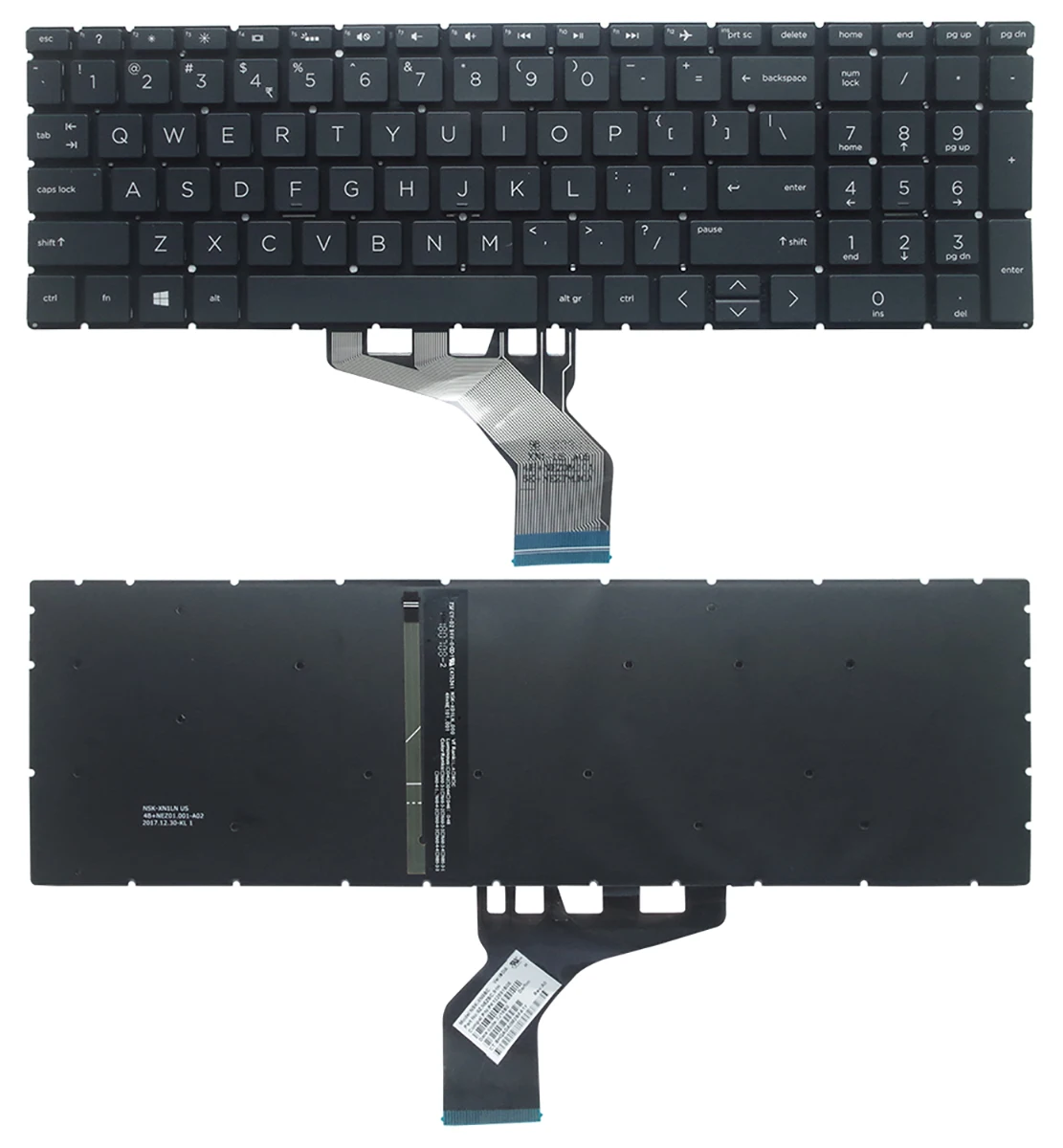 

NEW Keyboard backlit For HP Pavilion 15-CN 15-CS 15-CR 15-CW 15-DR 17-BY 17-CA 17-CR 15-DA 15-CX 15-DB 15-DX 250 255 256 G7