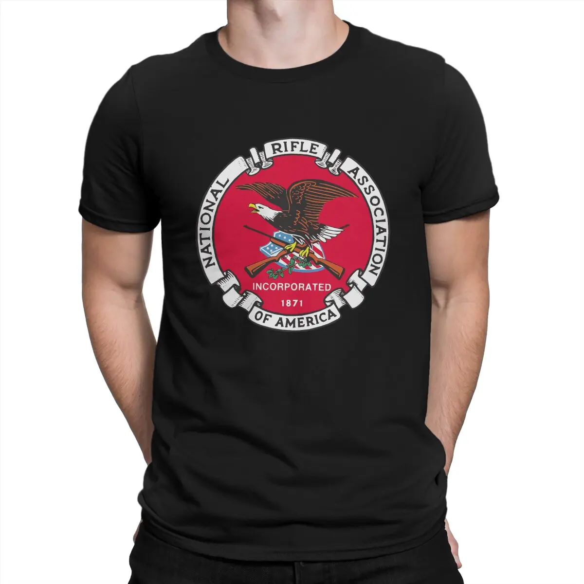 Vintage National Rifle Association T-Shirts for Men Crewneck 100% Cotton TShirt The National Flag Tees Graphic Printed Clothing
Vintage National Rifle Association T-Shirts for Men Crewneck 100% Cotton TShirt The National Flag Tees Graphic Printed Clothing