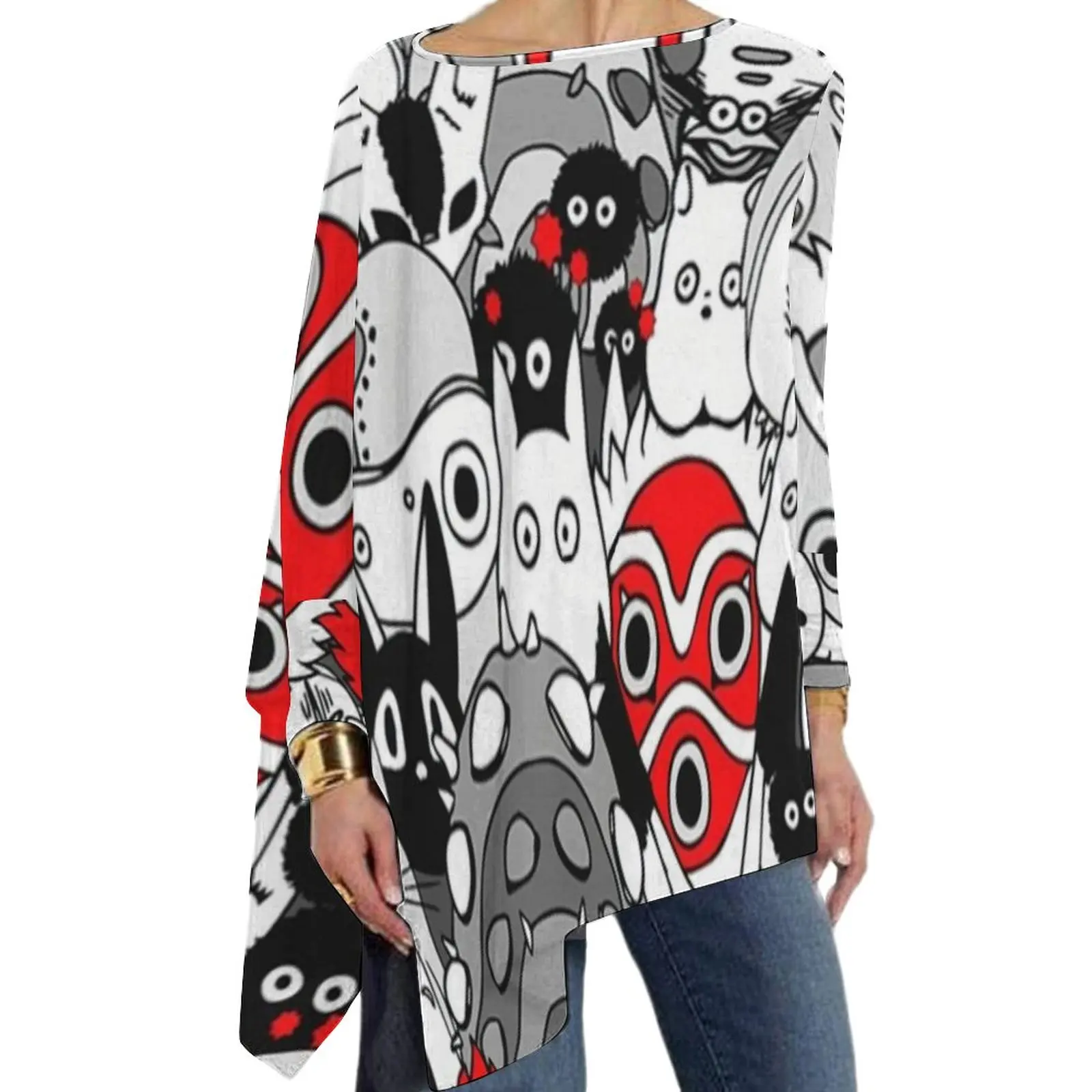 Funny Totoro T Shirts Ghibli Japanese Anime Streetwear Long Sleeve T-Shirt Retro Print Tees Woman Clothing Large Size
Funny Totoro T Shirts Ghibli Japanese Anime Streetwear Long Sleeve T-Shirt Retro Print Tees Woman Clothing Large Size