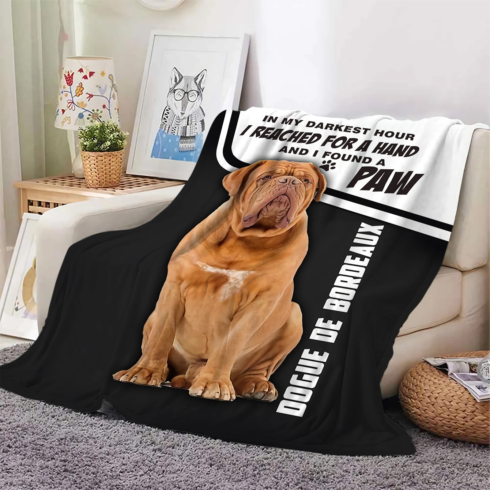 Dogue De Bordeaux Flannel Blankets I Found A Paw 3D Printed Throw Blanket Office Nap Travel Portable Quilts Dropshipping
Dogue De Bordeaux Flannel Blankets I Found A Paw 3D Printed Throw Blanket Office Nap Travel Portable Quilts Dropshipping