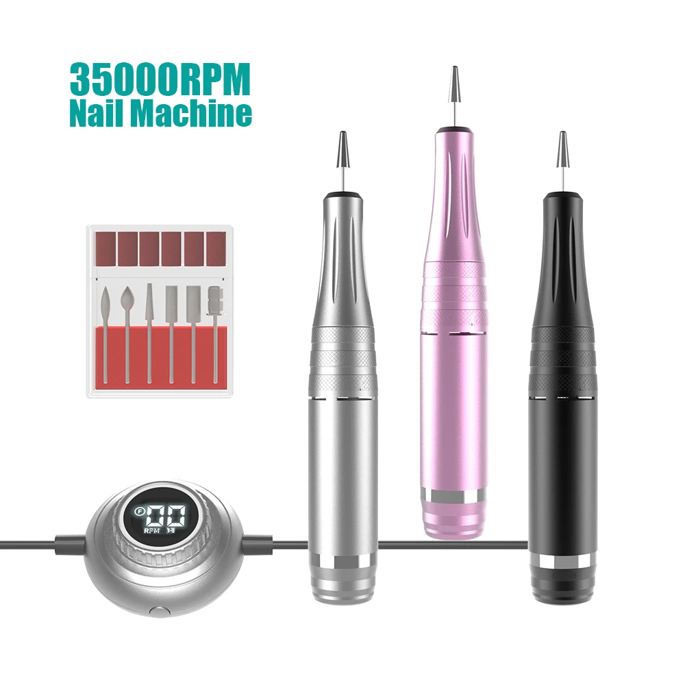 NEW 35000RPM Nail Drill Machine Electric Nail Sander USB Manicure Machine Milling Cutter Nail Machine Equipment Nail Lathe
NEW 35000RPM Nail Drill Machine Electric Nail Sander USB Manicure Machine Milling Cutter Nail Machine Equipment Nail Lathe