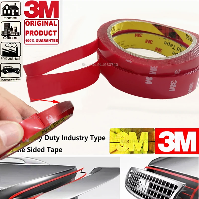 3M VHB Double Side Tape Super Strong High Temperature Gray Foam Adhesive Two Face For Car/Home Decor Wide 5-50mm Customized
3M VHB Double Side Tape Super Strong High Temperature Gray Foam Adhesive Two Face For Car/Home Decor Wide 5-50mm Customized