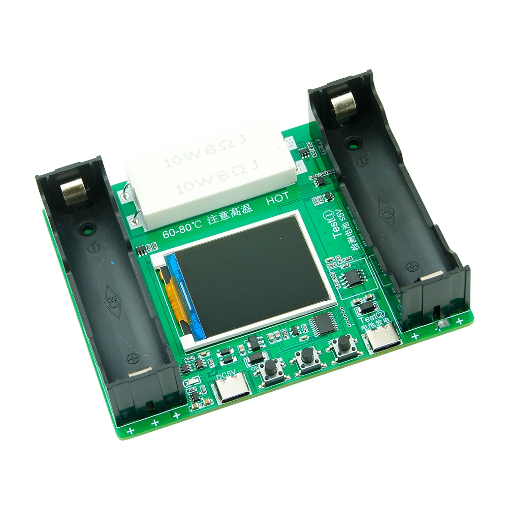 Battery Detector 18650 Module Mwh Mah Digital Battery Type-c Battery Display Capacity Power Battery Tester Tester Lithium
Battery Detector 18650 Module Mwh Mah Digital Battery Type-c Battery Display Capacity Power Battery Tester Tester Lithium