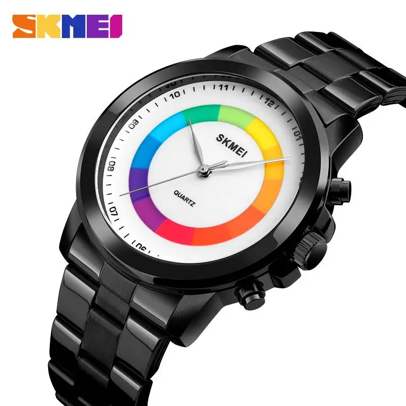 SKMEI Fashion Men Quartz Wristwatches Waterproof Colorful Dial Quartz Business Watches For Men Watch LED Light Relogio Masculino
SKMEI Fashion Men Quartz Wristwatches Waterproof Colorful Dial Quartz Business Watches For Men Watch LED Light Relogio Masculino