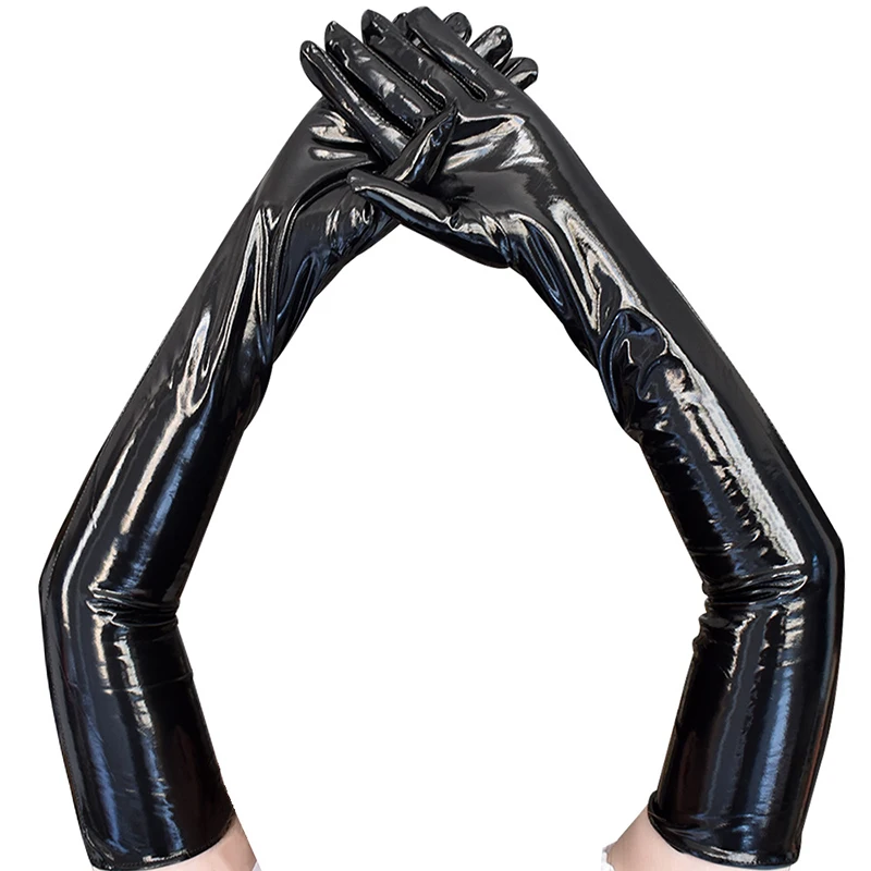 PU Leather Long Gloves Women Sexy Coated Gloves Pure Color Bright Leather Gloves Steel Pipe Stage Performance Gloves
PU Leather Long Gloves Women Sexy Coated Gloves Pure Color Bright Leather Gloves Steel Pipe Stage Performance Gloves