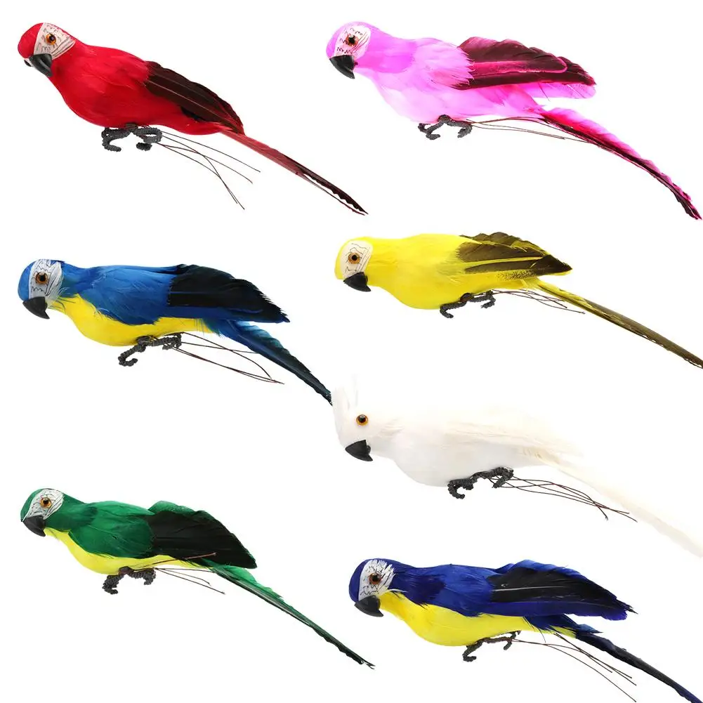 1PC Creative Handmade Foam Feather Artificial Parrot Imitation Bird Model Decoration Figurine for Home Garden Miniature Ornament
1PC Creative Handmade Foam Feather Artificial Parrot Imitation Bird Model Decoration Figurine for Home Garden Miniature Ornament