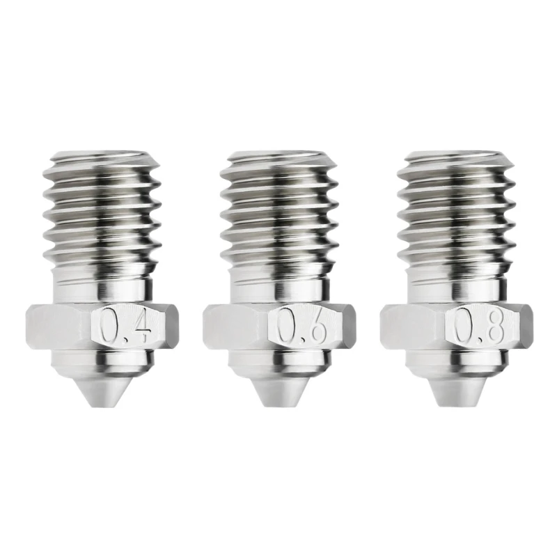 Bimetallic MYNozzles for 3D Printer Extruder Nozzles 1.75mm Hardened Steel HighTemperature Wear-Resistarnt Drop Shipping
Bimetallic MYNozzles for 3D Printer Extruder Nozzles 1.75mm Hardened Steel HighTemperature Wear-Resistarnt Drop Shipping