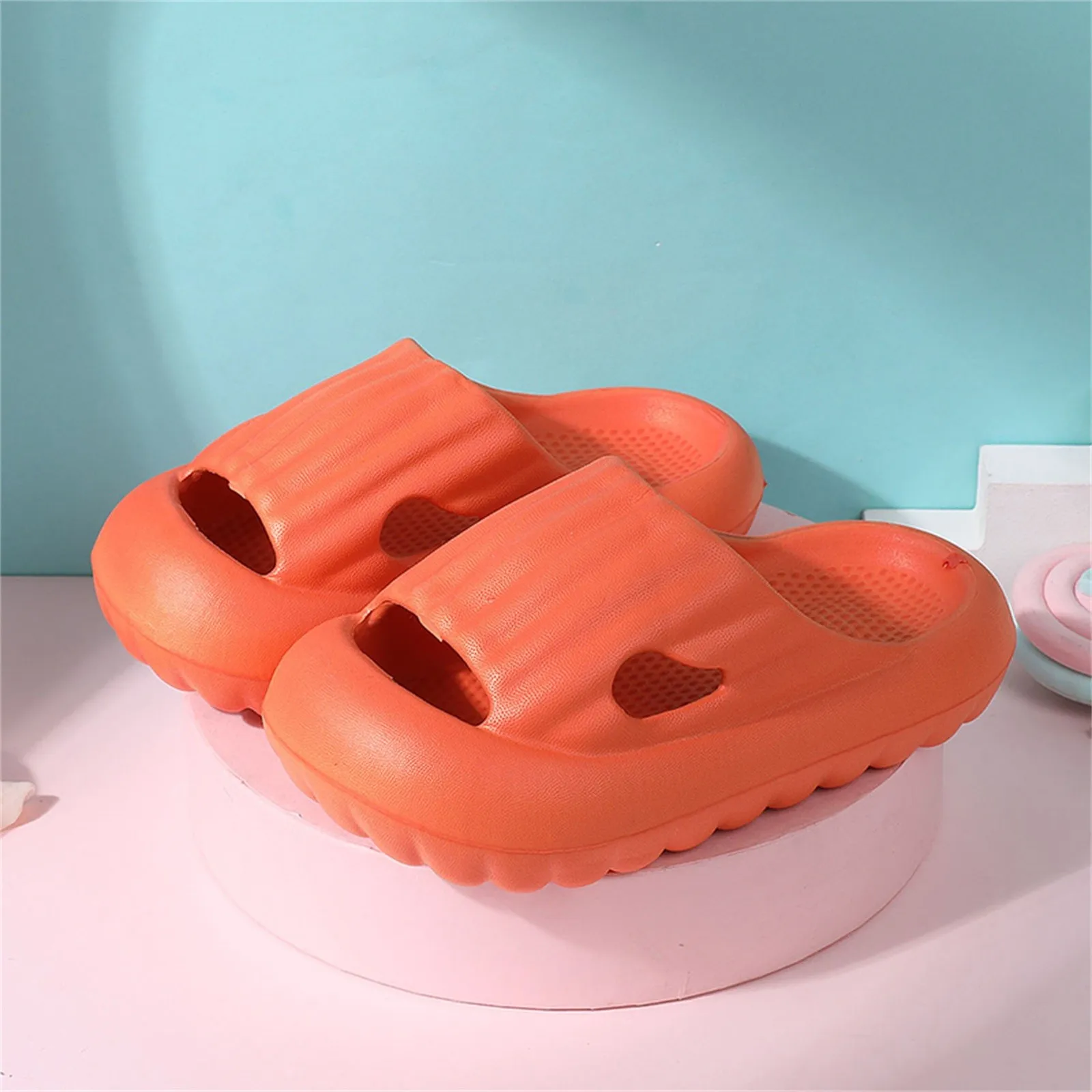 Мокасины на толстой нескользящей подошве для девочек и мальчиков, однотонные тапочки с котенком для ванной комнаты, летние тапочки для начи... 
Мокасины на толстой нескользящей подошве для девочек и мальчиков, однотонные тапочки с котенком для ванной комнаты, летние тапочки для начи...