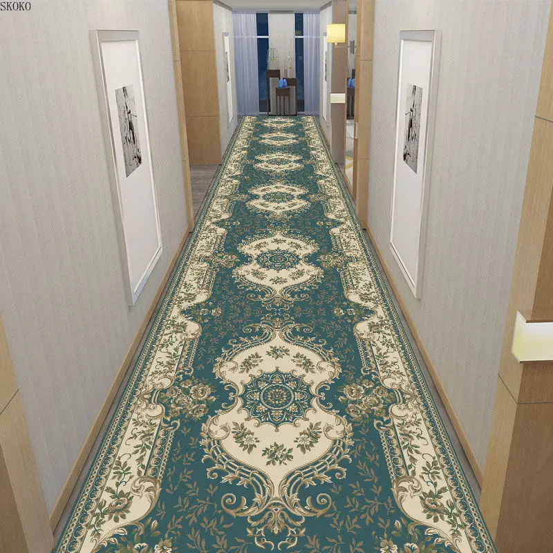European-Style Corridor Aisle Long Carpet Living Room Sofa Coffee Table Blanket Home Hallway Porch Carpet Non-Slip Can Be Custom
European-Style Corridor Aisle Long Carpet Living Room Sofa Coffee Table Blanket Home Hallway Porch Carpet Non-Slip Can Be Custom