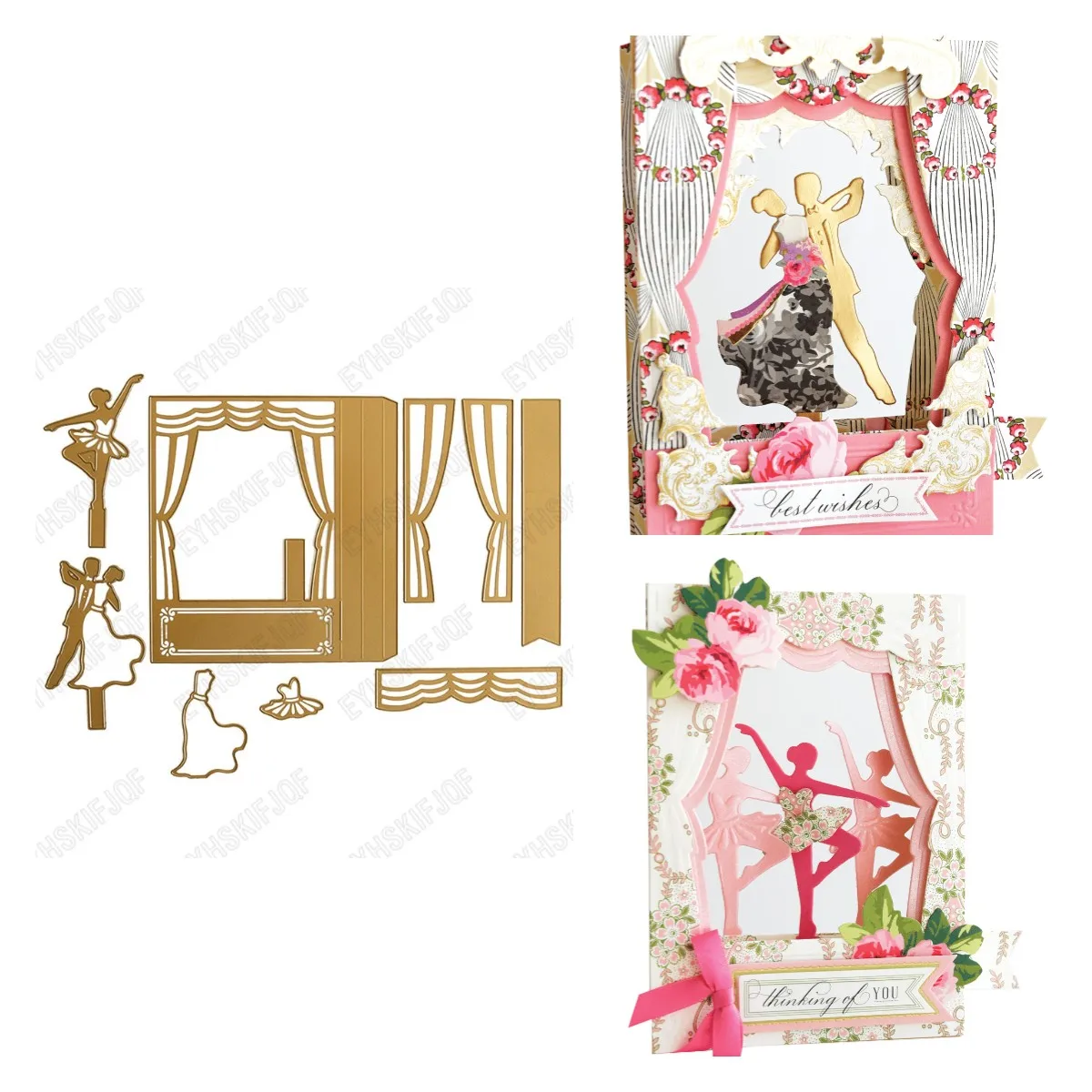 Ballet Curtain Metal Cutting Dies Scrapbook Diary Decoration Stencil Embossing Template Diy Greeting Card Handmade
Ballet Curtain Metal Cutting Dies Scrapbook Diary Decoration Stencil Embossing Template Diy Greeting Card Handmade