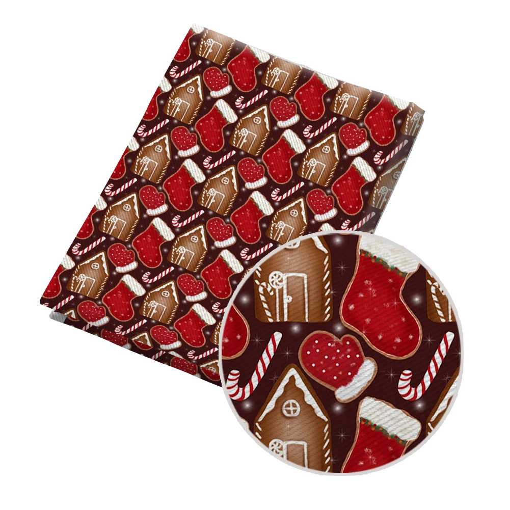 50*145cm Christmas The Gingerbread Man Pattern Printed Twill Polyester Cotton Fabric for DIY Home Hand Sewing Bags Decorate
50*145cm Christmas The Gingerbread Man Pattern Printed Twill Polyester Cotton Fabric for DIY Home Hand Sewing Bags Decorate
