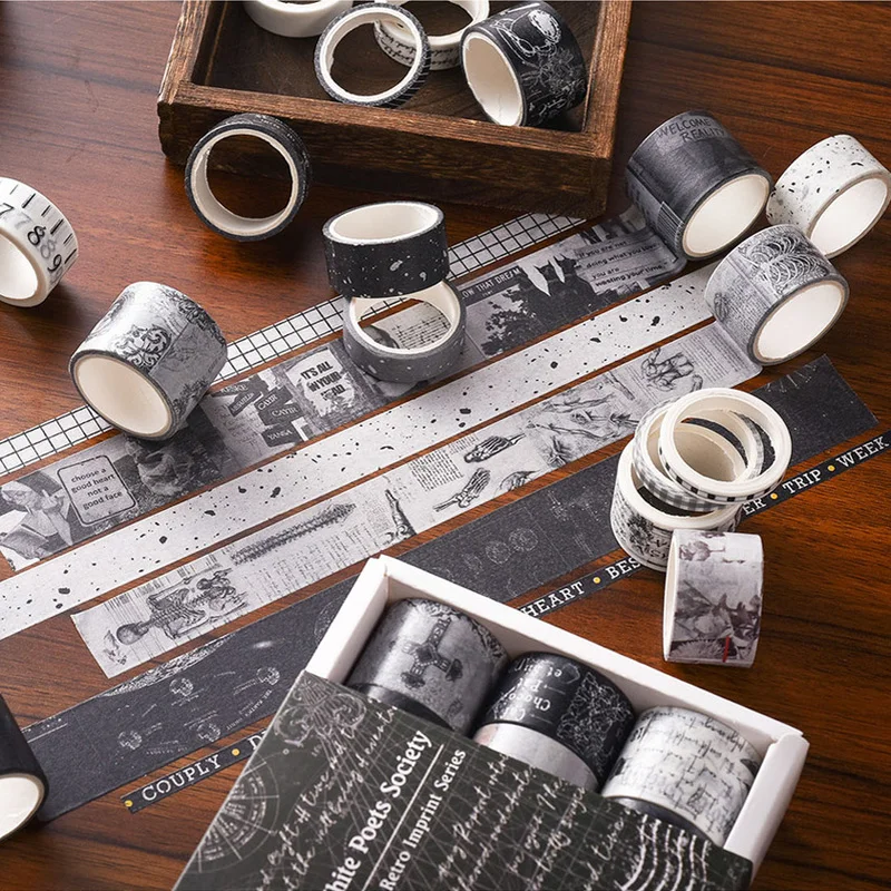 20 Rolls Industrial Revolution Washi Tape Set Retro Masking Tape Art Craft Stationery Decorative Material Adhesive Tape
20 Rolls Industrial Revolution Washi Tape Set Retro Masking Tape Art Craft Stationery Decorative Material Adhesive Tape