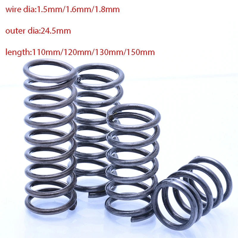 1PCS Length 110mm to 150mm Y-type Grinding Head Compression Spring Pressure Spring Wire Dia 1.5mm/1.6mm/1.8mm Outer Dia 24.5mm
1PCS Length 110mm to 150mm Y-type Grinding Head Compression Spring Pressure Spring Wire Dia 1.5mm/1.6mm/1.8mm Outer Dia 24.5mm