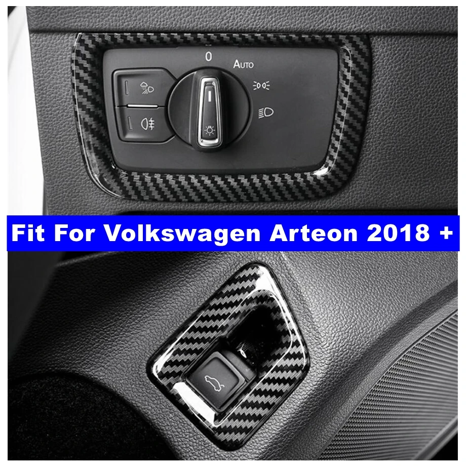 Head Lights Lamp & Rear Trunk Door Control Button Cover Trim For Volkswagen Arteon 2018 - 2020 Carbon Fiber Interior Accessories
Head Lights Lamp & Rear Trunk Door Control Button Cover Trim For Volkswagen Arteon 2018 - 2020 Carbon Fiber Interior Accessories