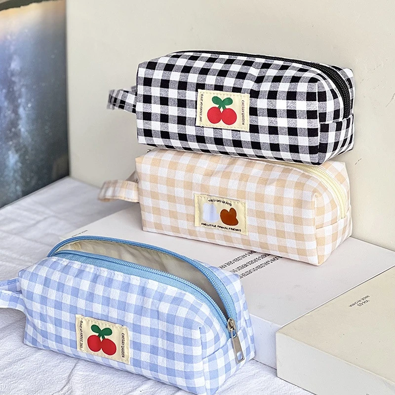 Cute Embroidery Cherry Large Capacity Pencil Bag Stationary Holder Storage Bag Student Girl Zipper Pencil Pouch School Supplies
Cute Embroidery Cherry Large Capacity Pencil Bag Stationary Holder Storage Bag Student Girl Zipper Pencil Pouch School Supplies
