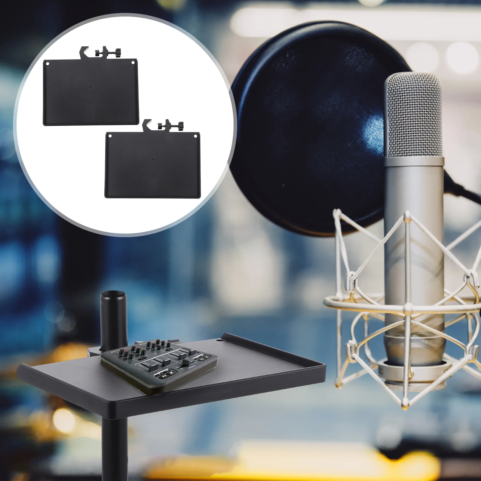 Microphone Tray Stand Sound Rack Holdermiclive Clamp Bracket Supportclip Broadcast Mount Absshelf Car Storagedesk Universal
Microphone Tray Stand Sound Rack Holdermiclive Clamp Bracket Supportclip Broadcast Mount Absshelf Car Storagedesk Universal