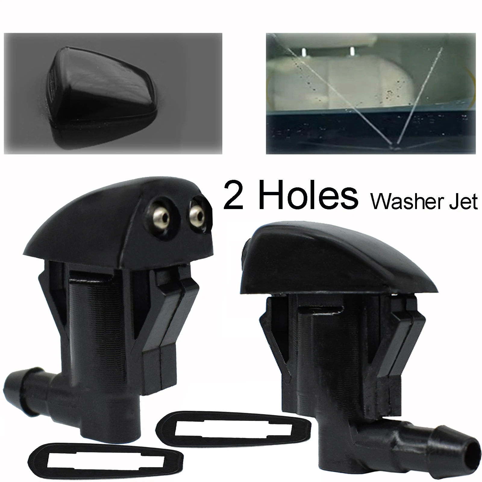 2Pcs Wiper Water Spray Nozzle Front Windshield Windscreen Washer Jet Nozzle For Jeep Grand Cherokee WK WH 2005 - 2010 55079049AA
2Pcs Wiper Water Spray Nozzle Front Windshield Windscreen Washer Jet Nozzle For Jeep Grand Cherokee WK WH 2005 - 2010 55079049AA