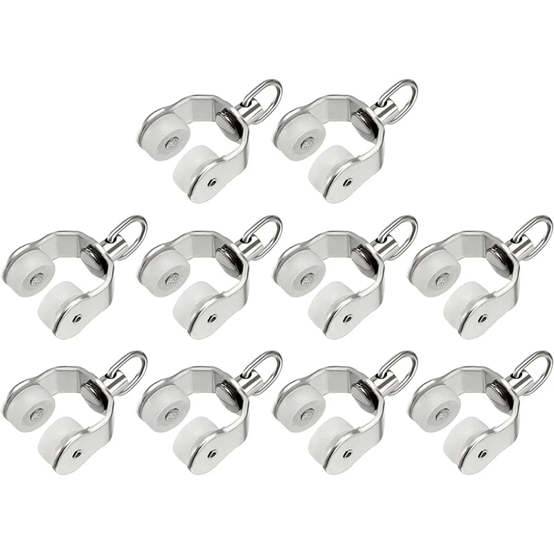 50 Pcs Twin Wheeled Carriers Drapery Rail Sliding Glider Stainless Steel Curtain Pulley For Home Window Curtain Tracks
50 Pcs Twin Wheeled Carriers Drapery Rail Sliding Glider Stainless Steel Curtain Pulley For Home Window Curtain Tracks