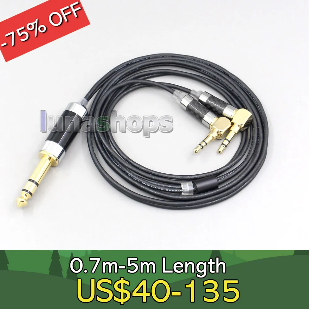2.5mm 3.5mm 4.4mm XLR Black 99% Pure PCOCC Earphone Cable For Verum 1 One Headphone Headset L Shape Pin LN007248
2.5mm 3.5mm 4.4mm XLR Black 99% Pure PCOCC Earphone Cable For Verum 1 One Headphone Headset L Shape Pin LN007248