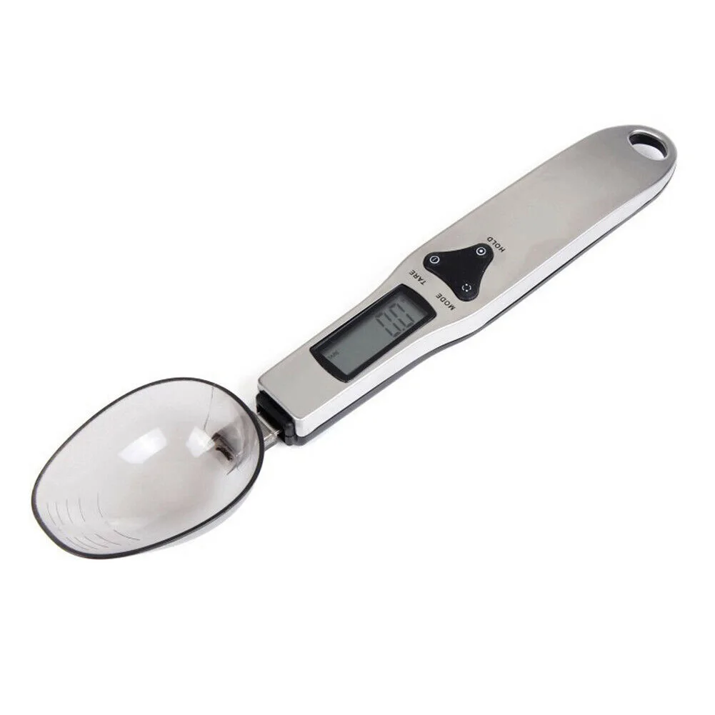 500g/0.1g Measuring Spoon Stainless Steel Digital Electronic Food Scale Milk Powder Double Spoon Household Kitchen Accessories
500g/0.1g Measuring Spoon Stainless Steel Digital Electronic Food Scale Milk Powder Double Spoon Household Kitchen Accessories