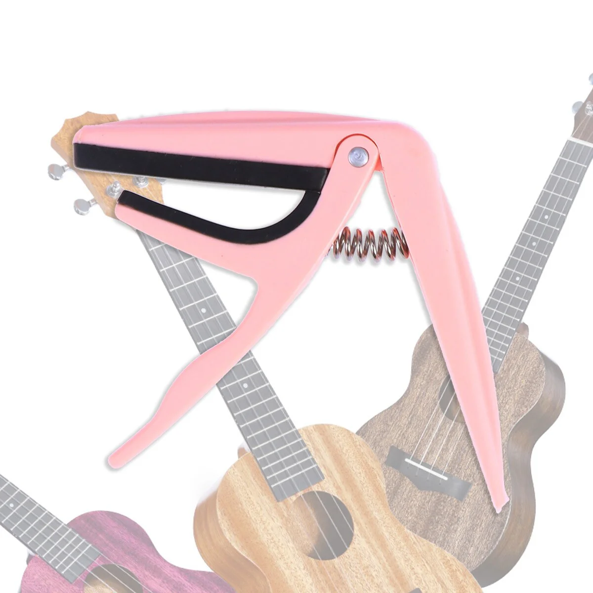 Zinc Alloy Ukulele Capo Single- handed Guitar Capo Universal Guitar Capo for Guitar Parts Accessories ( )
Zinc Alloy Ukulele Capo Single- handed Guitar Capo Universal Guitar Capo for Guitar Parts Accessories ( )