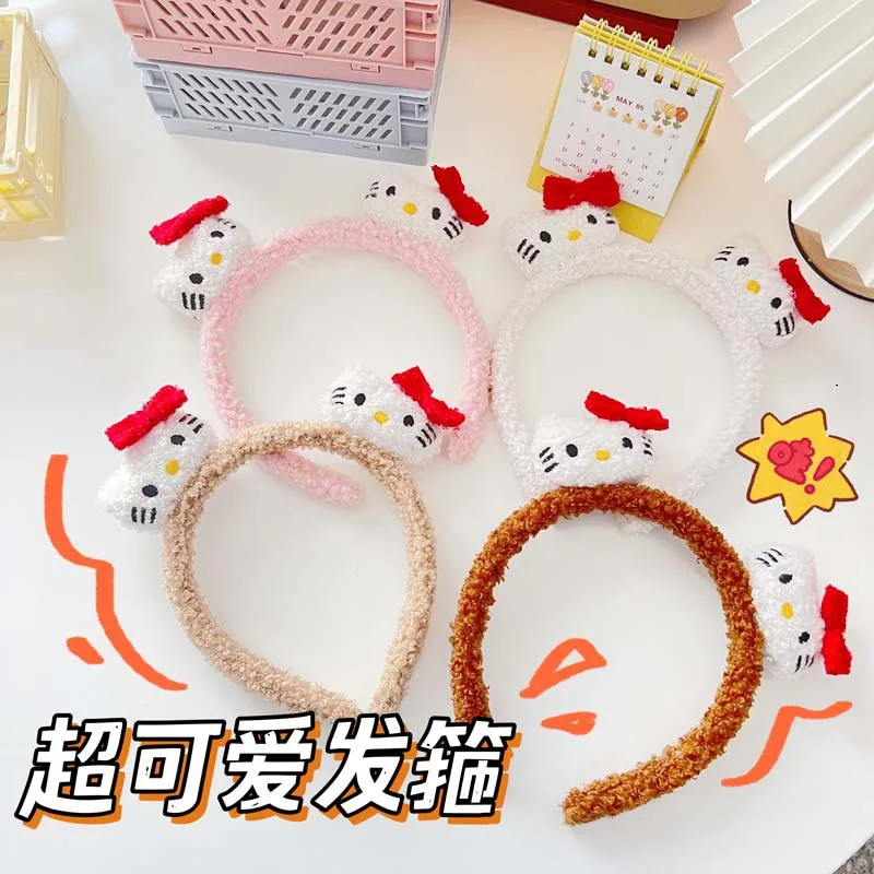 Kawaii Hello Kitty Headband Cartoon Sanrio Kt Cat Hairband Woman Face Makeup Hairband Winter Cute Hair Accessories Girls Gift
Kawaii Hello Kitty Headband Cartoon Sanrio Kt Cat Hairband Woman Face Makeup Hairband Winter Cute Hair Accessories Girls Gift