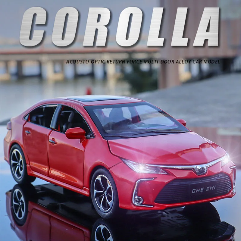 1:32 Toyota Corolla Diecasts Toy Vehicles Car Model Alloy Boys Toy Car Simulation Sound Light Collectibles Kids Toy Gift
1:32 Toyota Corolla Diecasts Toy Vehicles Car Model Alloy Boys Toy Car Simulation Sound Light Collectibles Kids Toy Gift