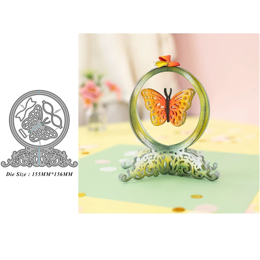 1pc Butterfly Crystal Ball Metal Cutting Dies Decorative DIY Scrapbooking Steel Craft Diecut Embossing Paper Cards Stencils
1pc Butterfly Crystal Ball Metal Cutting Dies Decorative DIY Scrapbooking Steel Craft Diecut Embossing Paper Cards Stencils