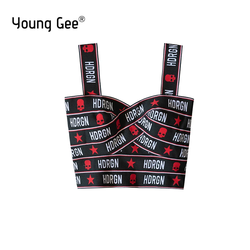 Женский укороченный топ-Бюстгальтер Young Gee, сексуальная женская рубашка на Хэллоуин, модная майка без рукавов, уличная одежда
Женский укороченный топ-Бюстгальтер Young Gee, сексуальная женская рубашка на Хэллоуин, модная майка без рукавов, уличная одежда