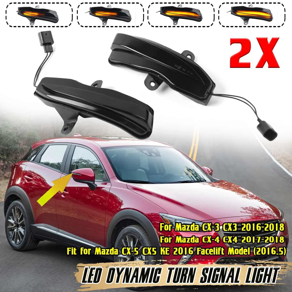 CX3 динамичессветодиодный светодиодное боковое зеркало заднего вида для Mazda CX-3 CX3 CX-4 CX4 CX-5 CX5 KE 2016-2018 указатель поворота, лампа указателя повор...
CX3 динамичессветодиодный светодиодное боковое зеркало заднего вида для Mazda CX-3 CX3 CX-4 CX4 CX-5 CX5 KE 2016-2018 указатель поворота, лампа указателя повор...