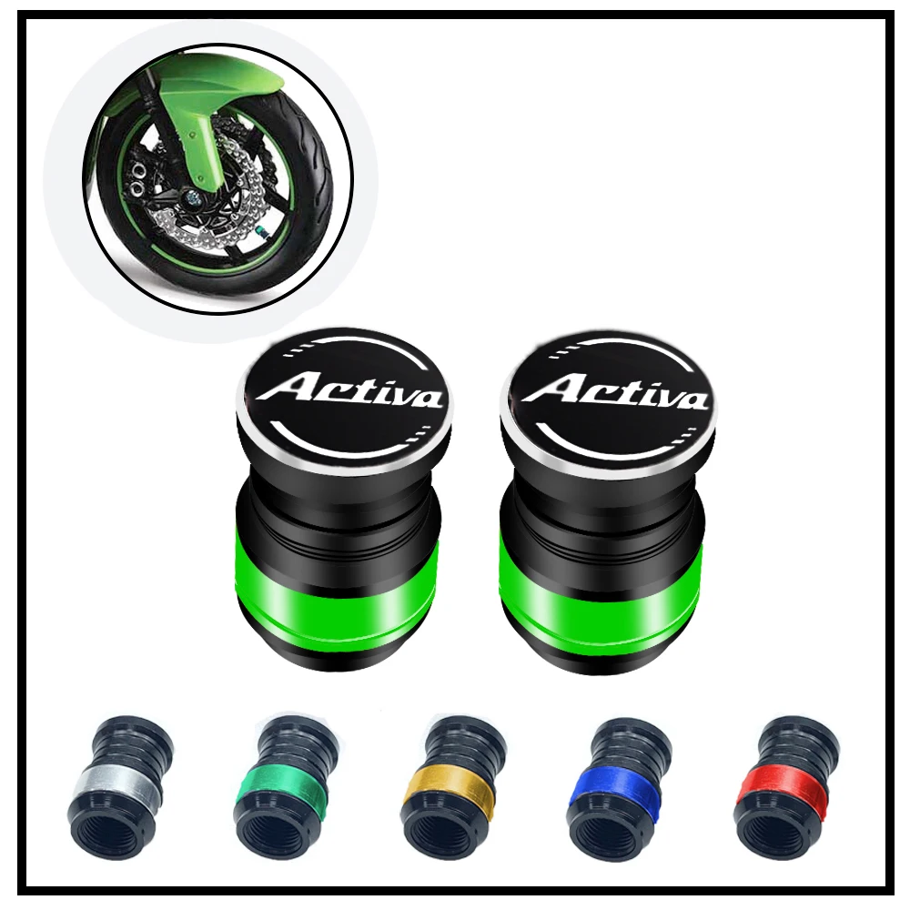 

For Honda Activa 125 Scooter Rim Motorcycle Accessories Wheel Tire Valve Caps