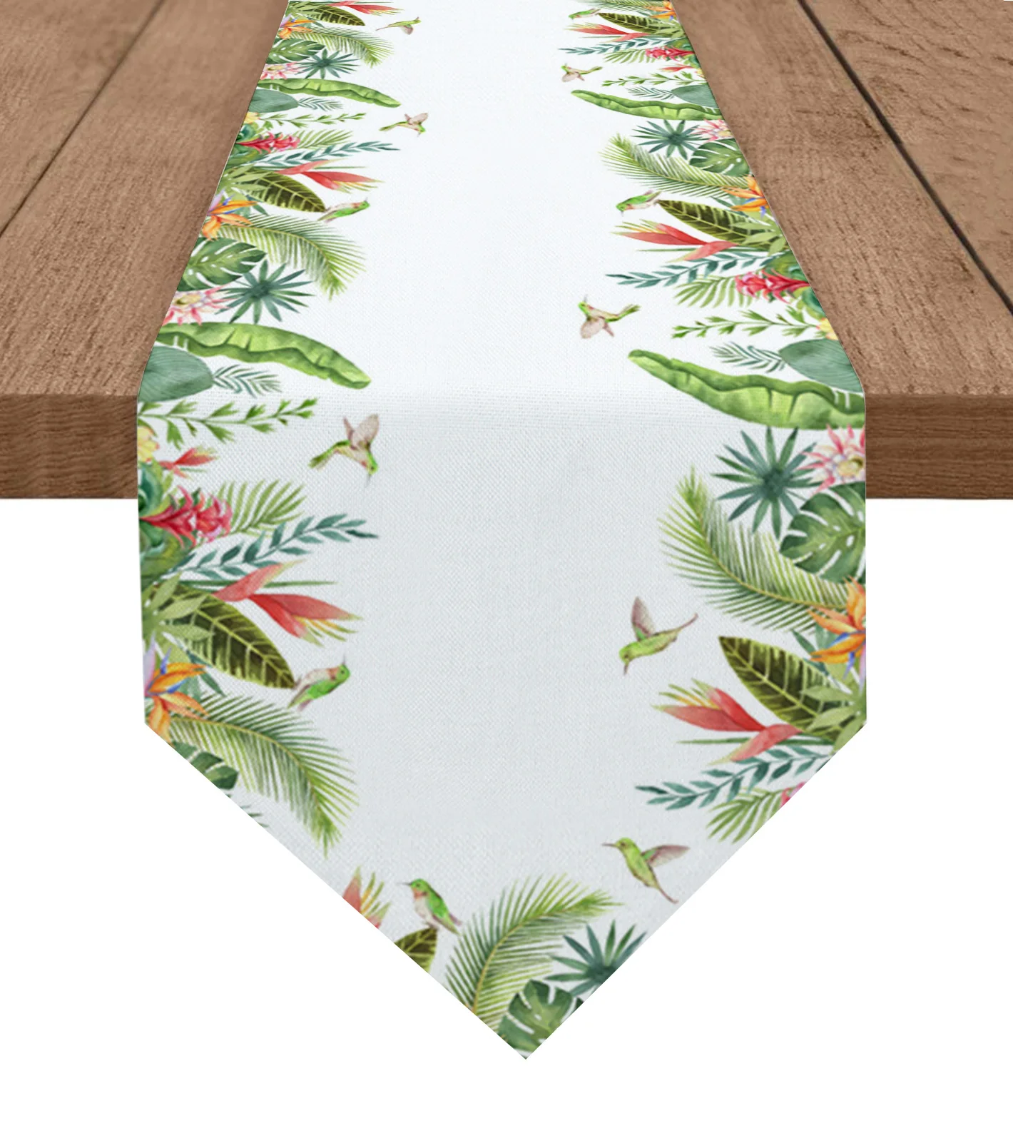Ins Style Tropical Plants Palm Leaves Flowers Table Runner Wedding Decor Tablecloth Holiday Party Home Dining Table Decoration
Ins Style Tropical Plants Palm Leaves Flowers Table Runner Wedding Decor Tablecloth Holiday Party Home Dining Table Decoration