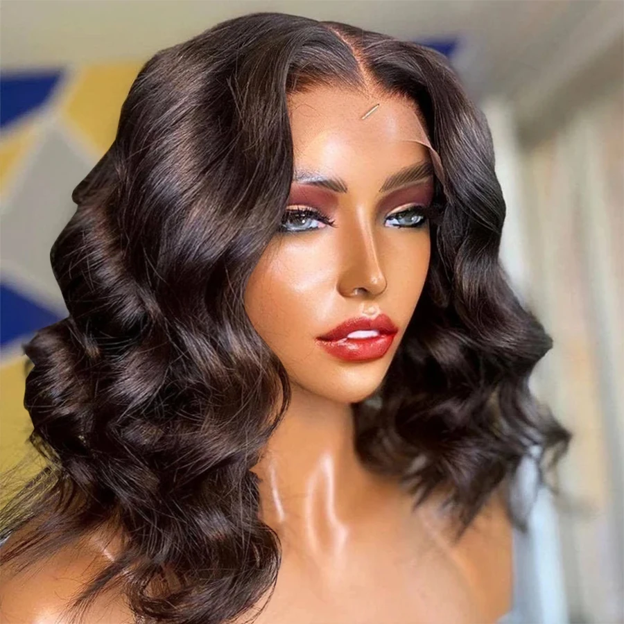 MELODIE13x6 Body Wave Lace Front Bob Wig 13x4 Human Hair Wigs 150% Brazilian Remy Short Water Wave 4x4 Bob Closure Wig For Women
MELODIE13x6 Body Wave Lace Front Bob Wig 13x4 Human Hair Wigs 150% Brazilian Remy Short Water Wave 4x4 Bob Closure Wig For Women