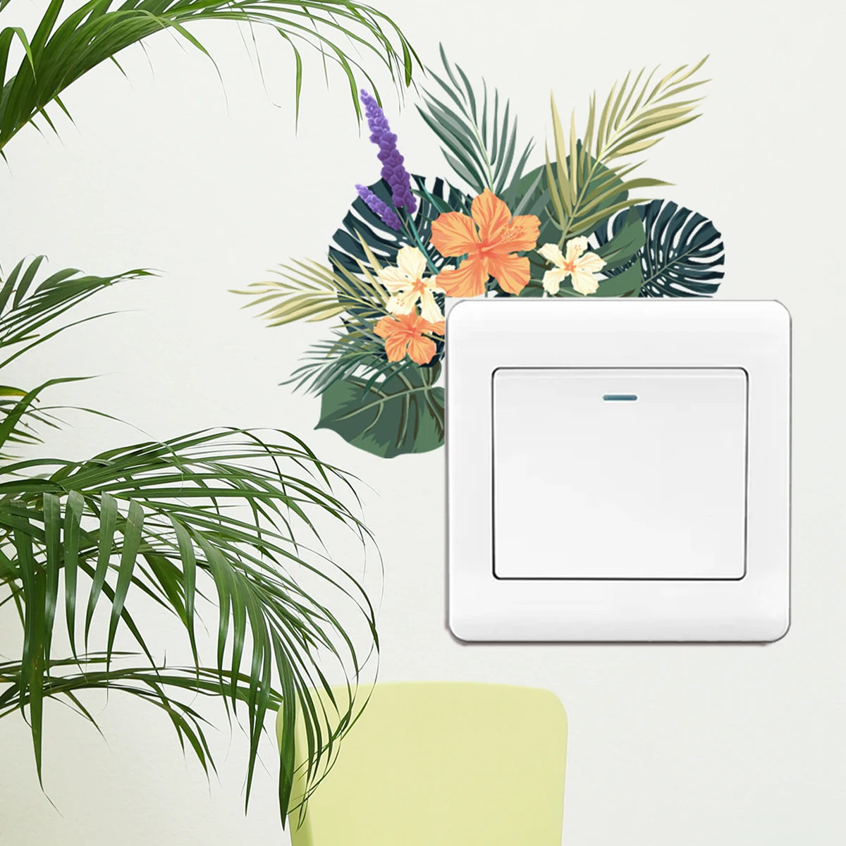 Creative Green Plant Flower Switch Living Room Bedroom Office Area Decorative Self-adhesive Wall Sticker
Creative Green Plant Flower Switch Living Room Bedroom Office Area Decorative Self-adhesive Wall Sticker