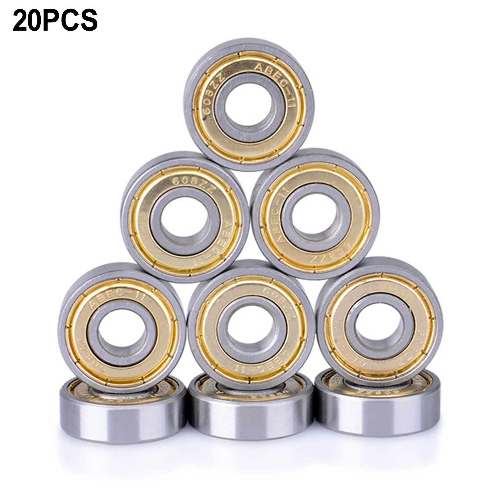608ZZ Bearing Bearing Sporting Goods 20pcs Ball Bearings Double-sided Cover For Roller Skates Skateboard Bearing
608ZZ Bearing Bearing Sporting Goods 20pcs Ball Bearings Double-sided Cover For Roller Skates Skateboard Bearing