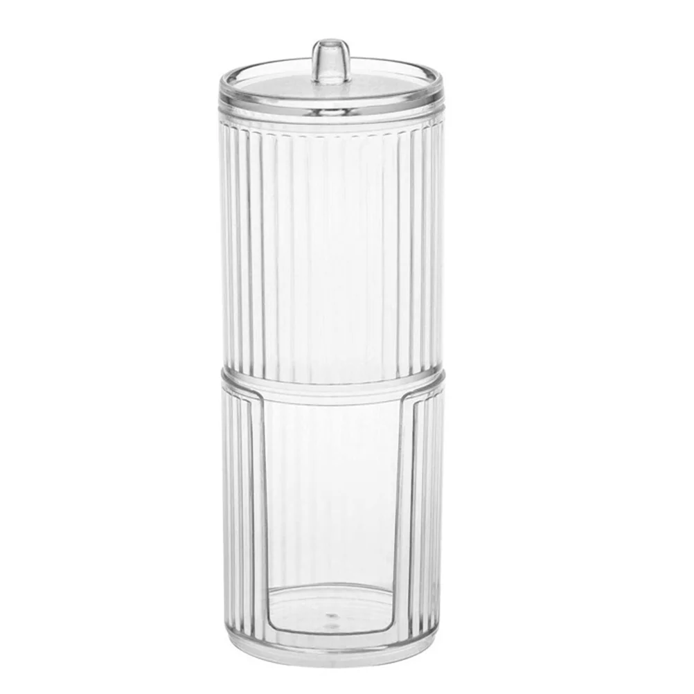 2 Pcs Apothecary Canister Jar Storage Organizer Cotton Pad Dispenser Acrylic Storage Container Cotton Swabs Jar Holder
2 Pcs Apothecary Canister Jar Storage Organizer Cotton Pad Dispenser Acrylic Storage Container Cotton Swabs Jar Holder