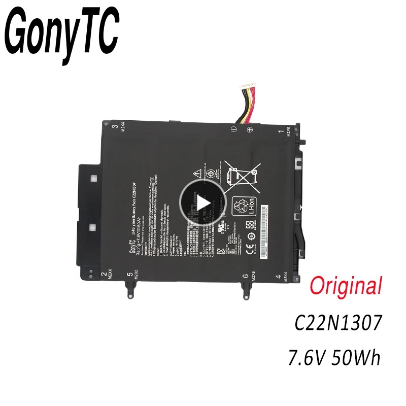 GONYTC C22N1307 C22PKC3 Аккумулятор для ноутбука Asus T300CHI T300LA C4001H C4002H C4003H C4006H C4007H C4019H C4035H BB31T DH51T US51
GONYTC C22N1307 C22PKC3 Аккумулятор для ноутбука Asus T300CHI T300LA C4001H C4002H C4003H C4006H C4007H C4019H C4035H BB31T DH51T US51