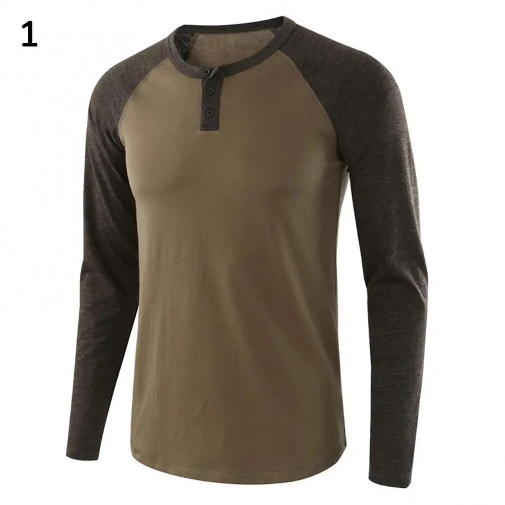 Autumn Men Long Sleeve T-shirt Three Colors Stitching Tops matching street casual fashion T-shirt for men футболка оверсайз
Autumn Men Long Sleeve T-shirt Three Colors Stitching Tops matching street casual fashion T-shirt for men футболка оверсайз