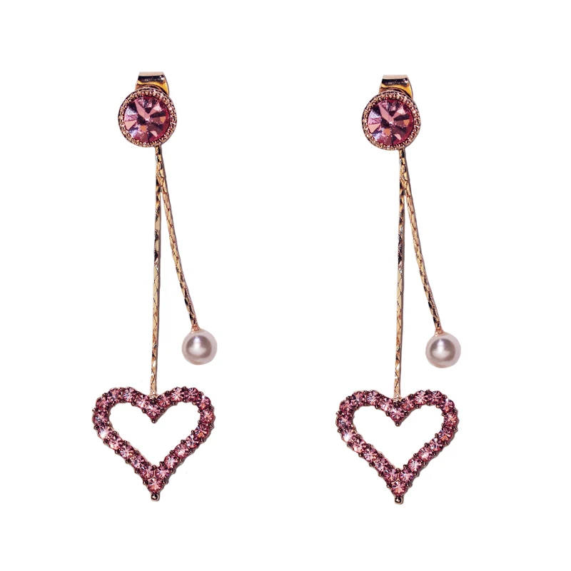 YINGACC 925 Silver Needle Made In China Design Love Pink Temperament Versatile Earrings
YINGACC 925 Silver Needle Made In China Design Love Pink Temperament Versatile Earrings