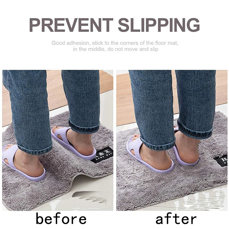 8pcs Reusable Washable Carpet Pad Fixed Sticker Rug Corners Silicone Anti Slip Tape Gripper for Bath Living Room Home Bedroom
8pcs Reusable Washable Carpet Pad Fixed Sticker Rug Corners Silicone Anti Slip Tape Gripper for Bath Living Room Home Bedroom