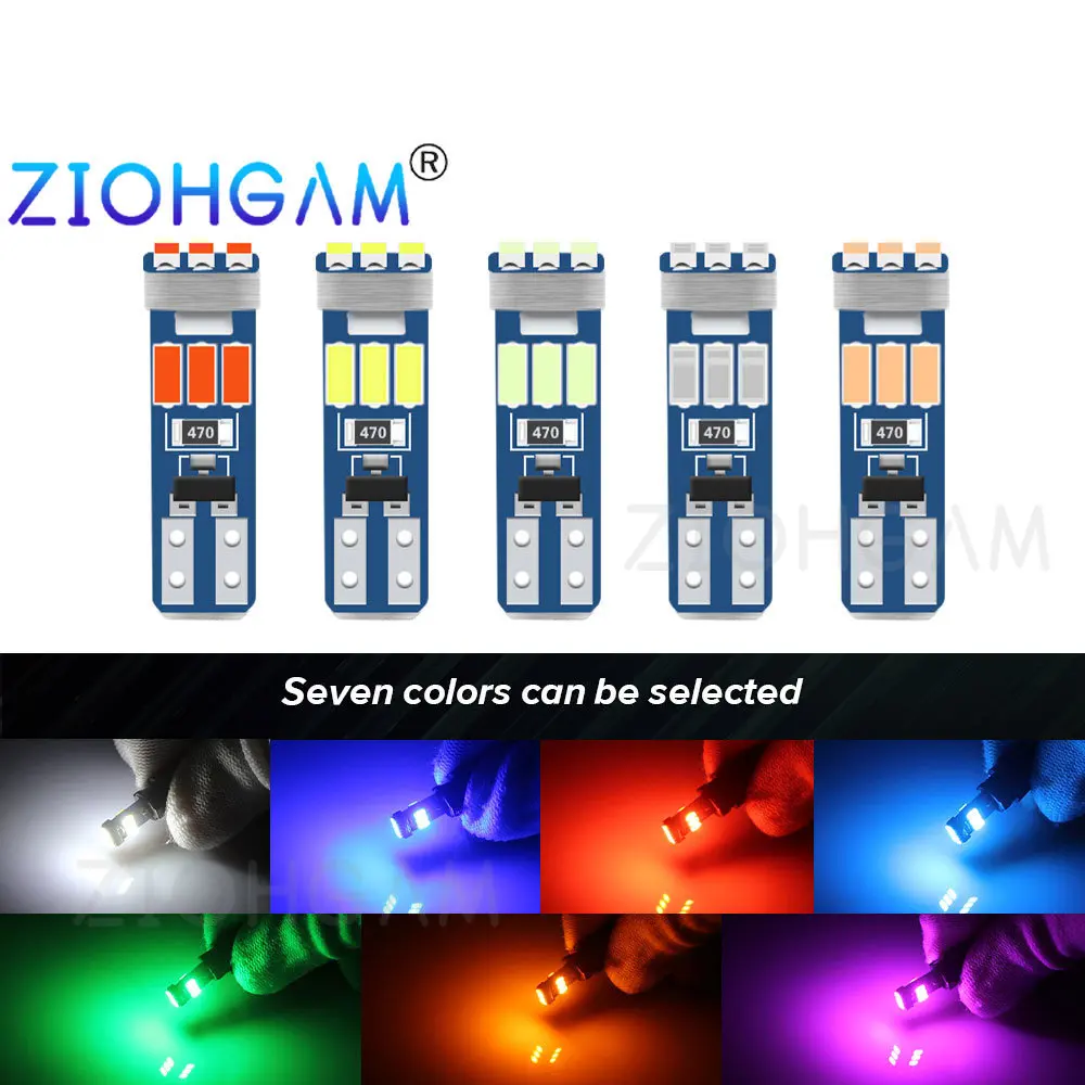 8 шт., Неполярные светодиодные лампы для приборной панели 9SMD 3014 W3W
8 шт., Неполярные светодиодные лампы для приборной панели 9SMD 3014 W3W