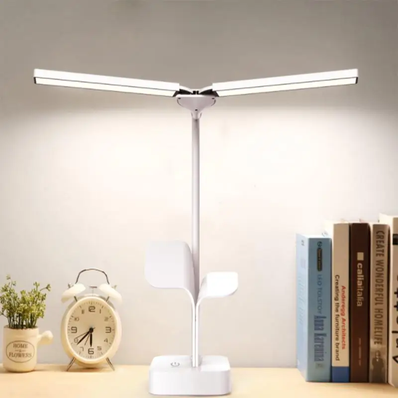 Shadowless Eye Protection Lamp Usb Charging Desk Lamp Portable Double-head Table Lamp Bedroom Living Room Dec Rotatable Led Lamp
Shadowless Eye Protection Lamp Usb Charging Desk Lamp Portable Double-head Table Lamp Bedroom Living Room Dec Rotatable Led Lamp