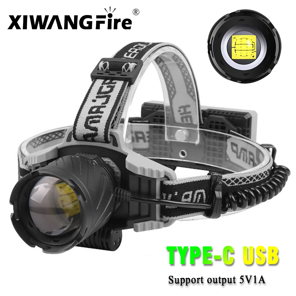 2022 NEW XHP99 LED Bright Light Headlight 9-core Telescopic Zoom Head-mounted Camping Headlight TYPE C USB Charging Output 5V1A
2022 NEW XHP99 LED Bright Light Headlight 9-core Telescopic Zoom Head-mounted Camping Headlight TYPE C USB Charging Output 5V1A