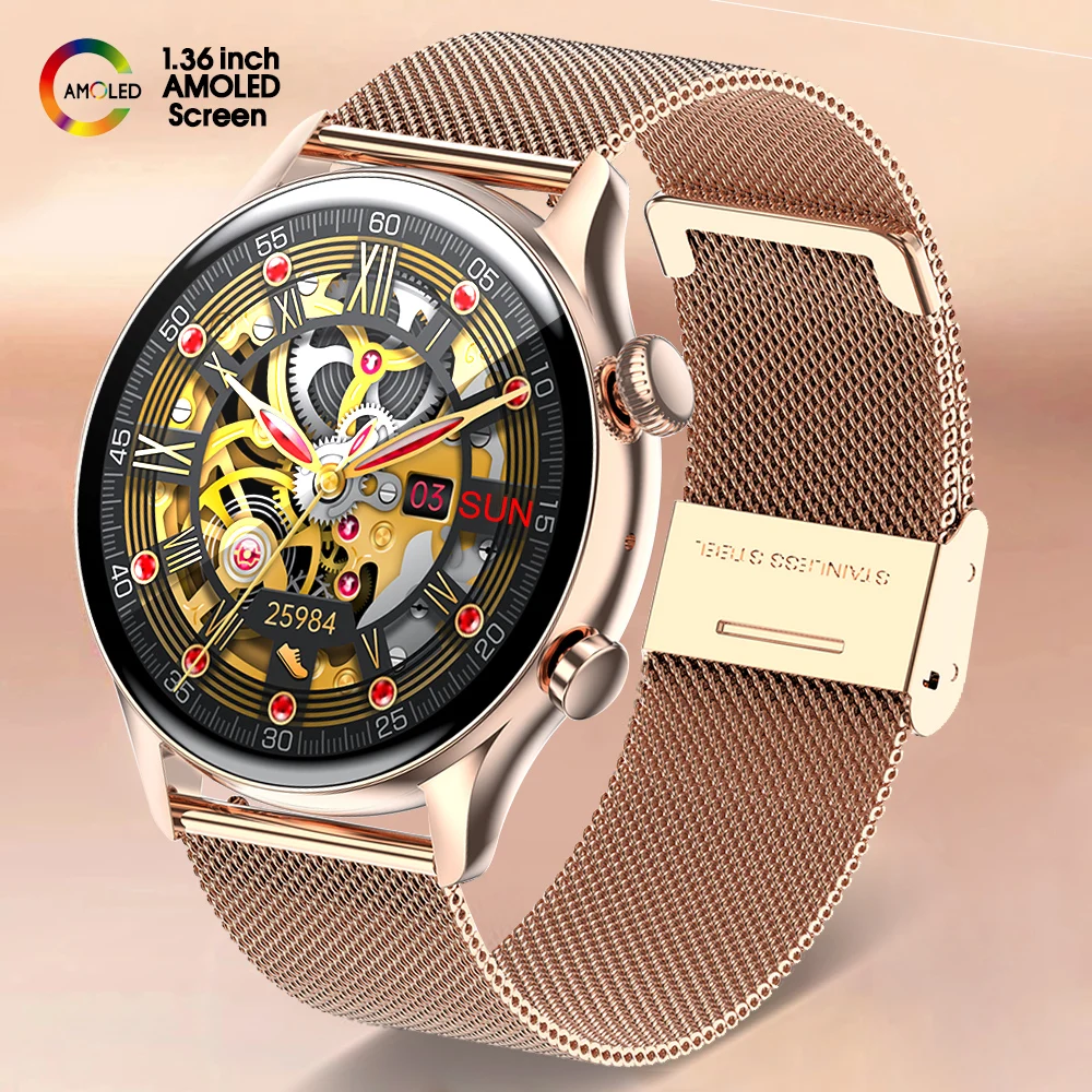 2022 New 390x390px AMOLED HD Screen Smart Watch Men Bluetooth Call Sports Fitness Tracker Smartwatch for Women IP68 Waterproof
2022 New 390x390px AMOLED HD Screen Smart Watch Men Bluetooth Call Sports Fitness Tracker Smartwatch for Women IP68 Waterproof