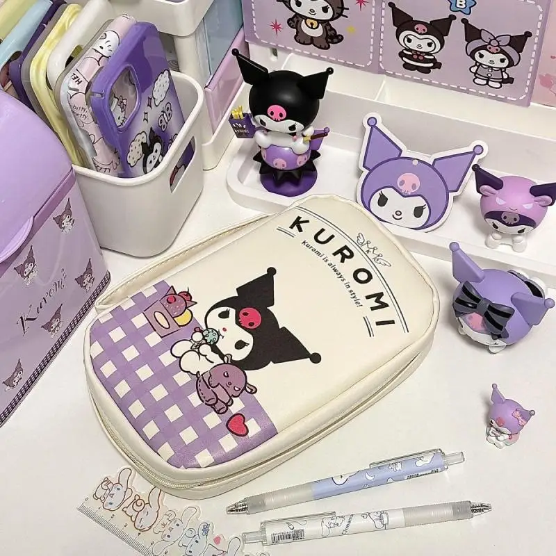 Sanrio Anime Kawaii My Melody Pochacco Pencil Case Stationery Bag Cream Square Pencil Case Large-Capacity Stationery Storage Bag
Sanrio Anime Kawaii My Melody Pochacco Pencil Case Stationery Bag Cream Square Pencil Case Large-Capacity Stationery Storage Bag