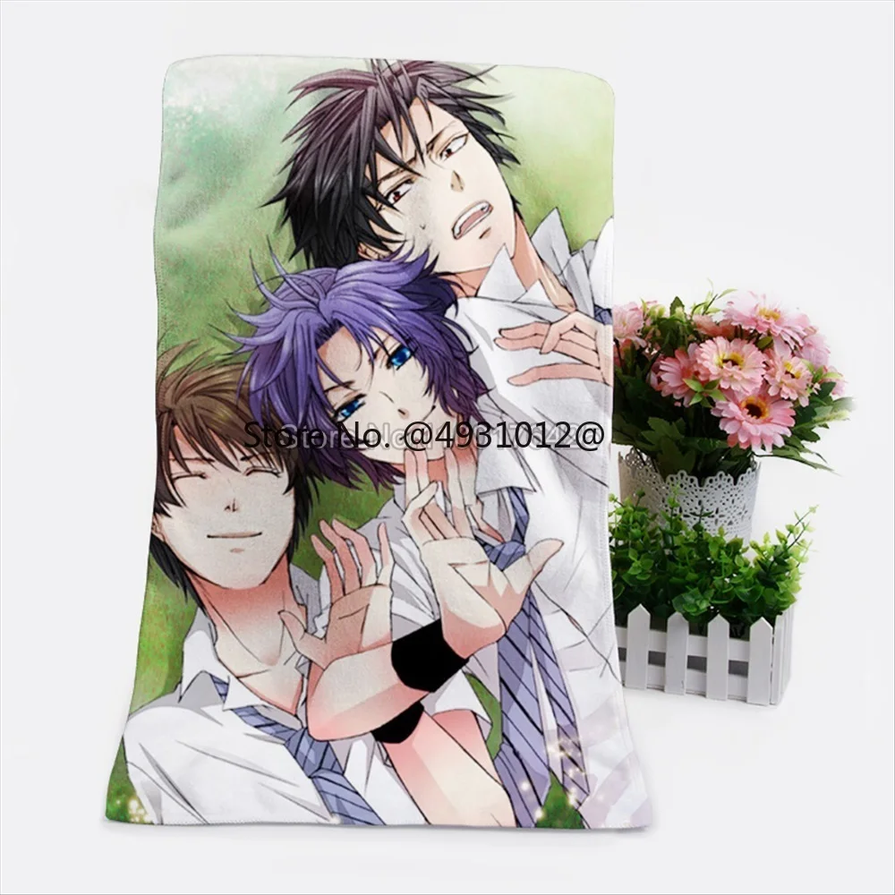 

2023 Prince Tennis Fashion Customized Anime Bath Towels Handkerchief Soft Face Towel Cartoon Washcloth Kids Gifts