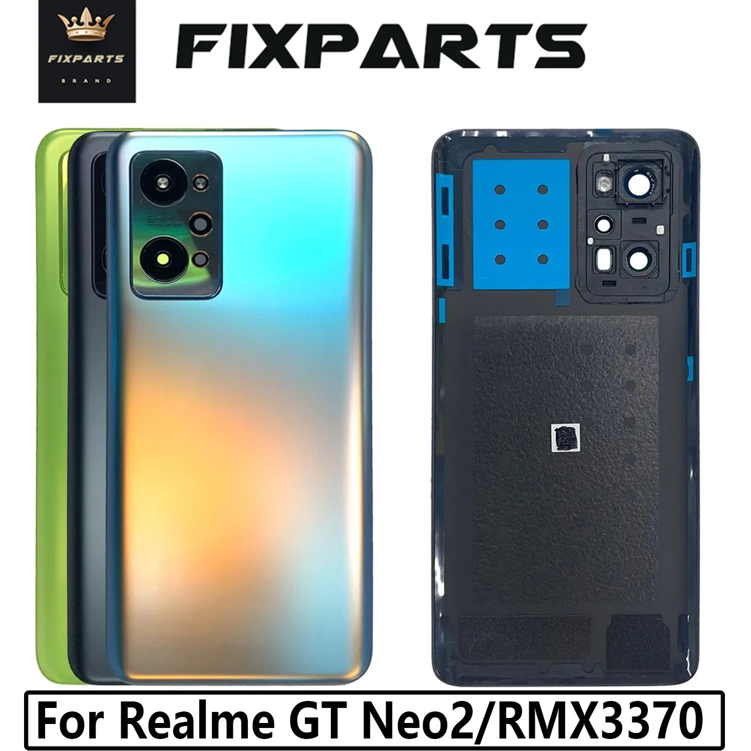 Для Realme GT Neo2 Крышка для аккумулятора задняя крышка для двери стекло чехол Замена RMX3370 для Realme GT Neo 2 задняя крышка с объективом
Для Realme GT Neo2 Крышка для аккумулятора задняя крышка для двери стекло чехол Замена RMX3370 для Realme GT Neo 2 задняя крышка с объективом