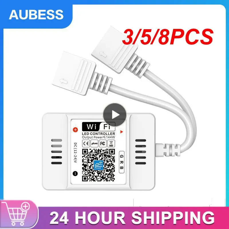 3/5/8PCS Colorful 24 Key Dual Load Rgb Light Controller 2 Modes Portable Wifi Intelligent Light Controller Voice Control
3/5/8PCS Colorful 24 Key Dual Load Rgb Light Controller 2 Modes Portable Wifi Intelligent Light Controller Voice Control