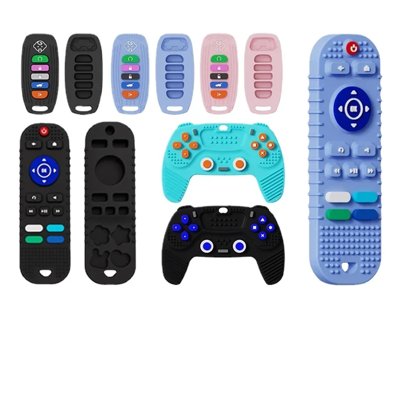 1Pc Silicone Baby Teething Toy Teethers for Babies 6-12 Months Remote Control Shape Teething Toy Boys Girls Baby Chew Toy
1Pc Silicone Baby Teething Toy Teethers for Babies 6-12 Months Remote Control Shape Teething Toy Boys Girls Baby Chew Toy