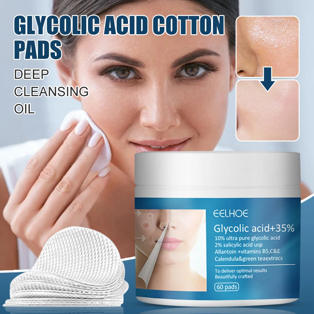 Glycolic Acid Cotton Pads Deep Cleansing Oil Control Acne Pimples Repairing Salicylic Acid Glycolic Acid Pads Skin Care Tool
Glycolic Acid Cotton Pads Deep Cleansing Oil Control Acne Pimples Repairing Salicylic Acid Glycolic Acid Pads Skin Care Tool
